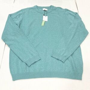 Frank & Oak Men's Seafoam Crewneck Sweater